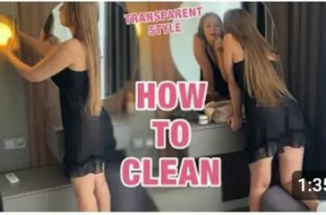 Olivia nox transparent dress cleaning