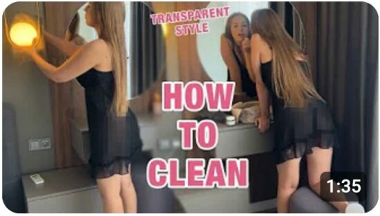 Olivia nox transparent dress cleaning