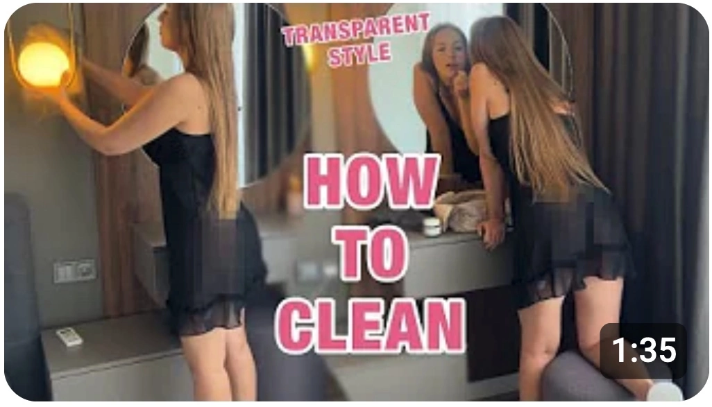 Olivia nox transparent dress cleaning